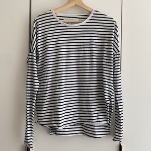 Frank & Eileen black white Breton  striped tee S